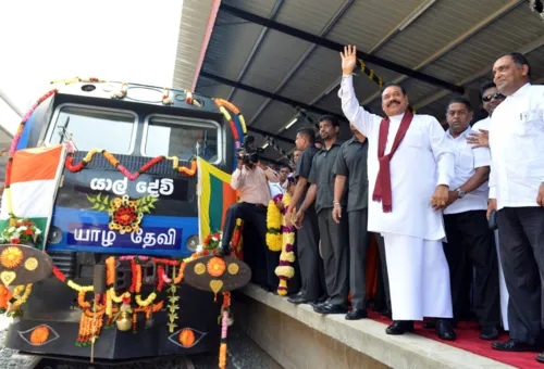 The Yal Devi train resume services to Jaffna after a lapse of 24 years