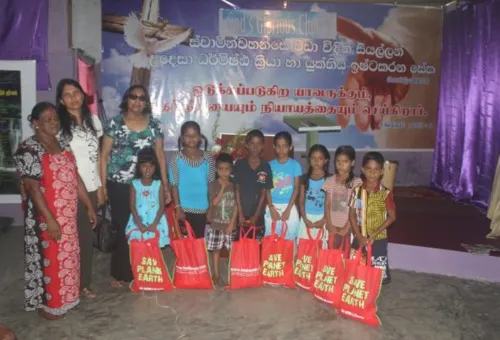 Sri Lanka Christian Association Keeps To Their Pledge