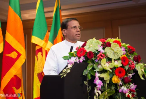 [Video] Maithripala Sirisena speaks to gathering of British Sri Lankans &amp; leaders...