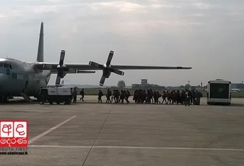 SLAF flight departs Kathmandu