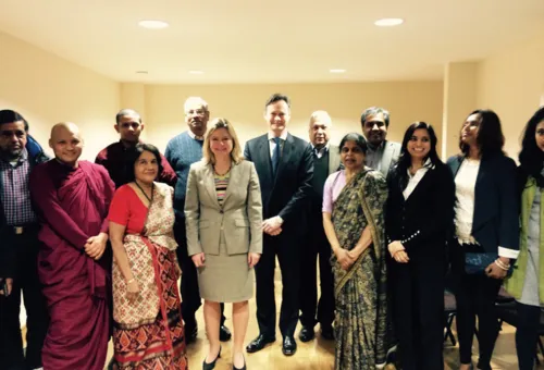 The Conservative party VIPs meet the Sri Lanka supporters