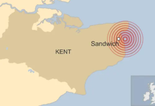 Kent earthquake 'causes homes to shake'