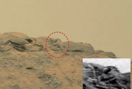 'Buddha statue' spotted on Mars