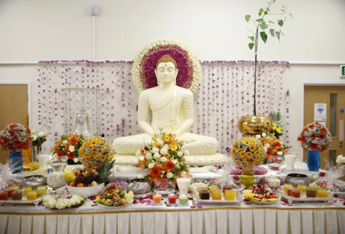 Siri Gauthama Dhathu wandanaawa at Mahamevnawa Stanmore Branch