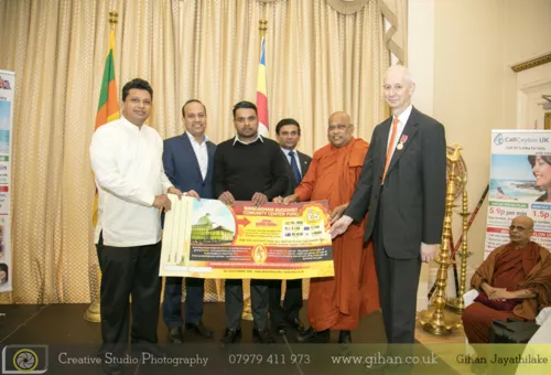 Birmingham Buddhist Maha Vihara New Temple Building  Fund ticket launching ceremony...