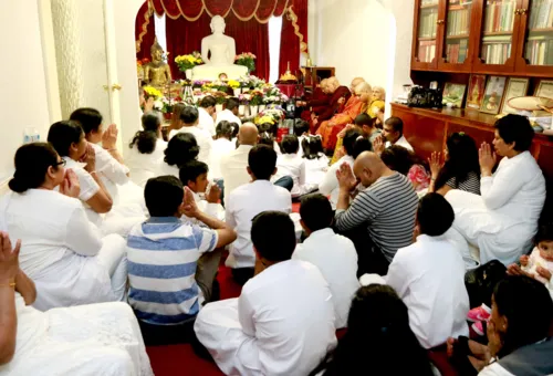 Vesak at Sri Saddhatissa International Buddhist Centre