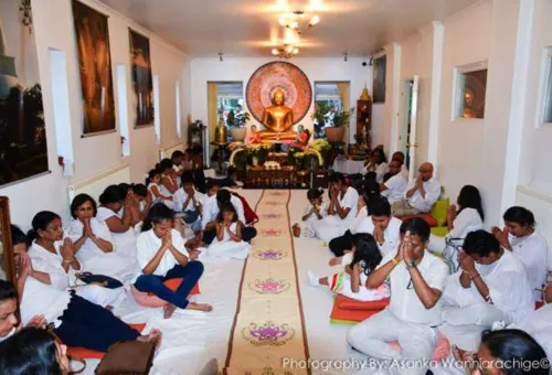 All Night Chanting Ceremony 2017 at Jethavana Buddhist Vihara, Birmingham