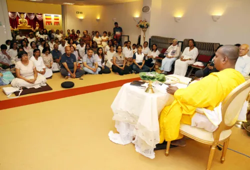 "DHAMMASSAWANA" Monthly Dhamma Sermon at London Buddhist Vihara