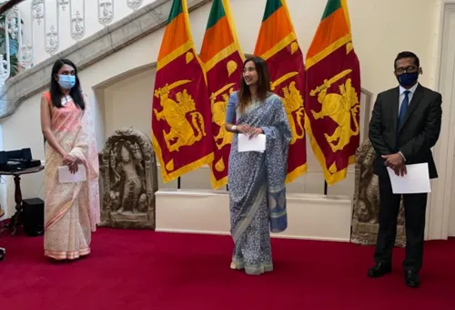 Staff of Sri Lanka High Commission in the UK Commenced Work for the Year 2021