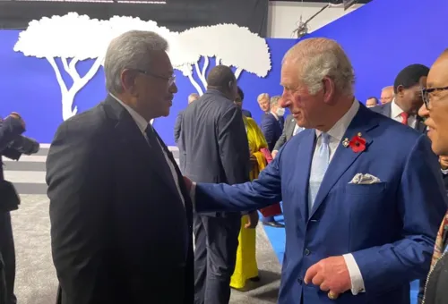 President Gotabaya Rajapaksa participates at the World Leaders Summit of COP26