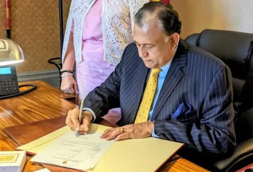 High Commissioner Rohitha Bogollagama assumes duties