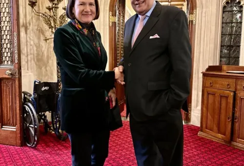 High Commissioner Rohitha Bogollagama met with Catherine West MP, Shadow Minister...