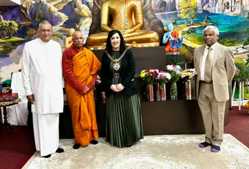 High Commissioner Rohitha Bogollagama attended the Sangha Nayaka Anuprapthi Felicitation...