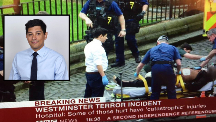 A Sri Lankan Origin Doctor was the First to respond on the Scene at Westminster when the Attack Happened