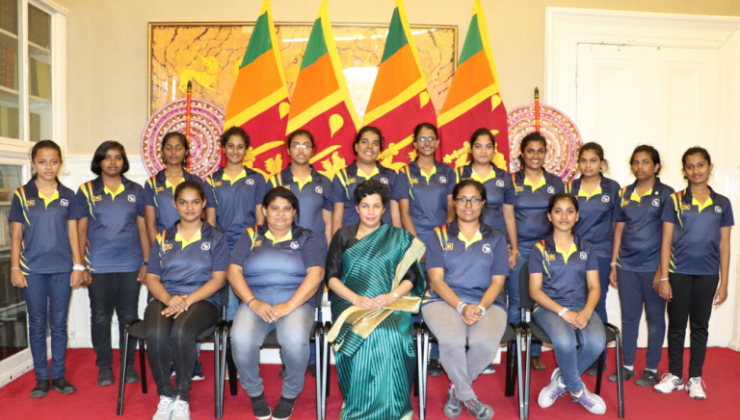 Sri Lanka High Commission welcomes a multi-school Girl Guide contingent from Sri Lanka