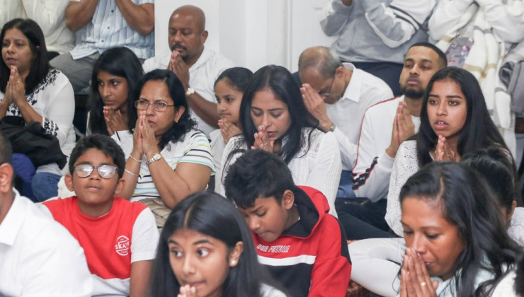 January 1st at Kingsbury Sri Saddatissa International Buddhist Centre