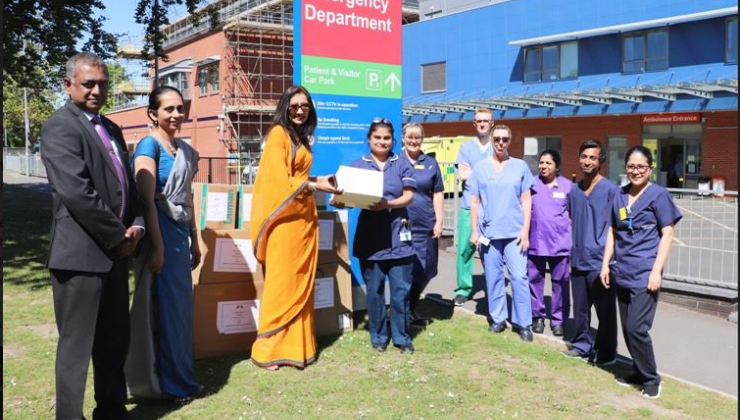 NHS UK enjoys a cup of Ceylon Tea while working round the clock