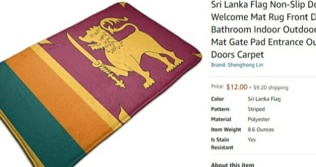 Sri Lanka Foreign Ministry Writes to China over Doormats with SL Flag on Amazon