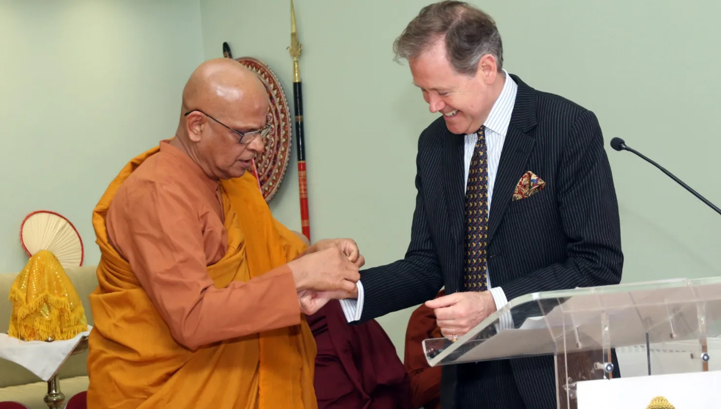 Platinum Jubilee Ceremony at London Buddhist Vihara