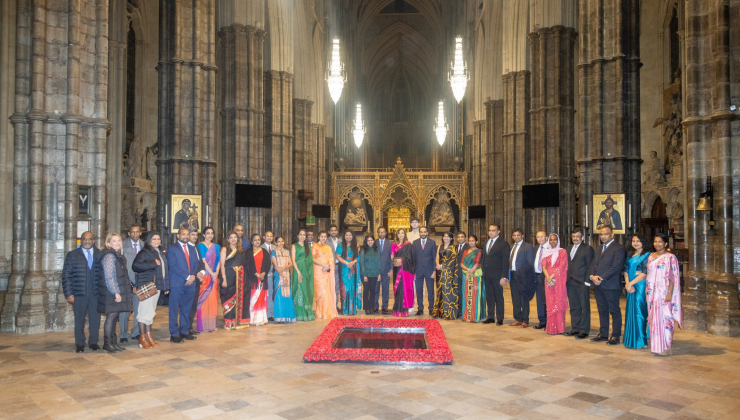 Westminster Abbey held the traditional Evensong in honour of Sri Lanka’s 75th Anniversary of Independence