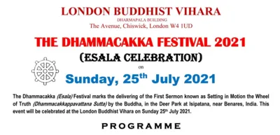 The Dhammachakka Festival - Esala Celebration 2021