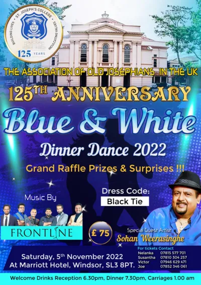 Blue & White Gala Dinner Dance 2022