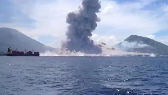 Volcano Eruption in Papua New Guinea
