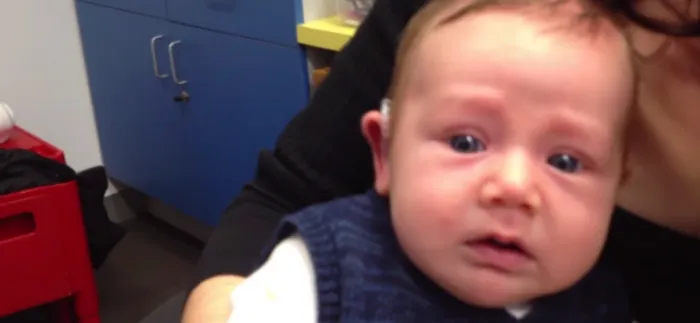 A 7-Week-Old Hears For The First Time. You Have To See This.
