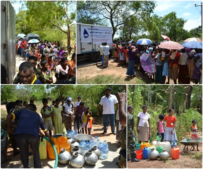 Bathiya N Santhush Donating 30,000 Liters of Water in Polonnaruwa