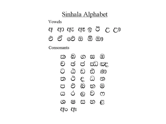 Sinhala among 5 of the world's most beautiful alphabets