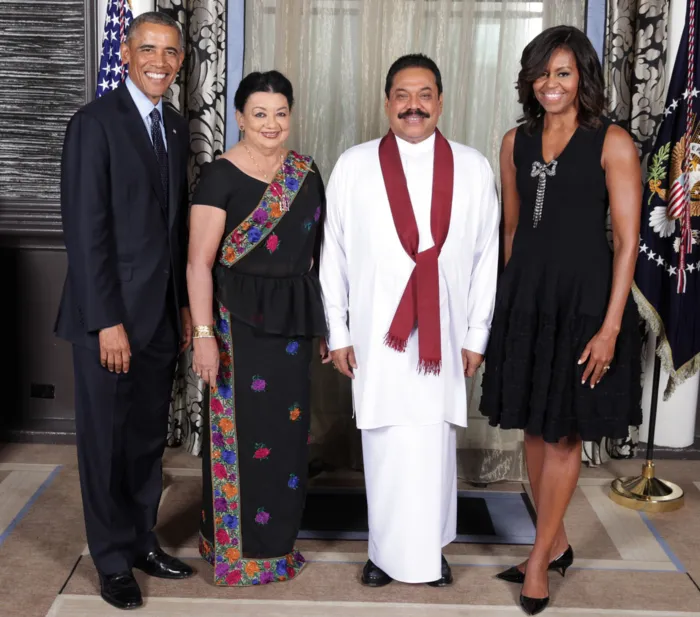 Sri Lankan President attends reception hosted by US President