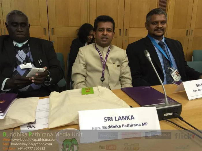 MP Buddhika Pathirana in London for The 64th Westminster Seminar