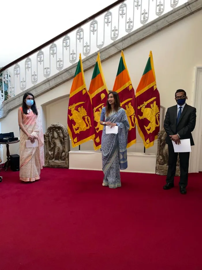 Staff of Sri Lanka High Commission in the UK Commenced Work for the Year 2021