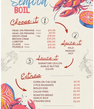 Seafood Boil Experience - La Luna Ceylon