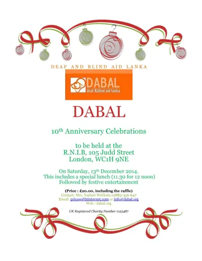DABAL 10th Anniversary Celebrations