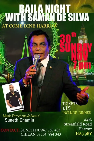 Baila Night with Saman De Silva