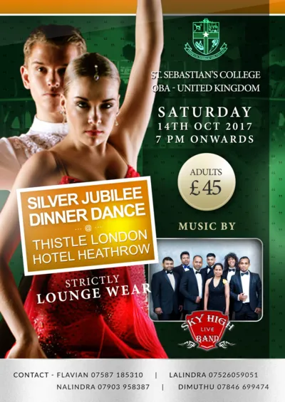 St.Sebastian's College - Silver Jubilee Dinner Dance 2017