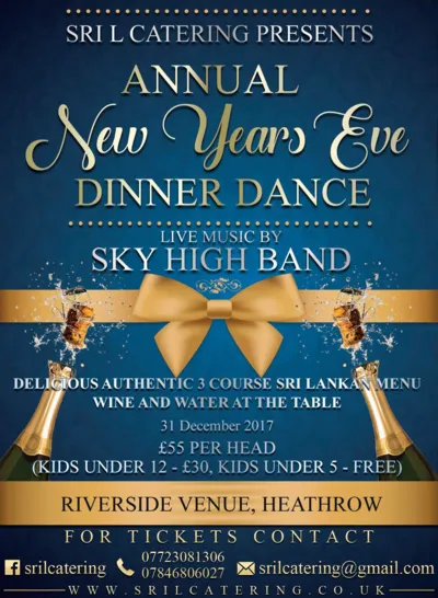 New Years Eve Dinner Dance 2017