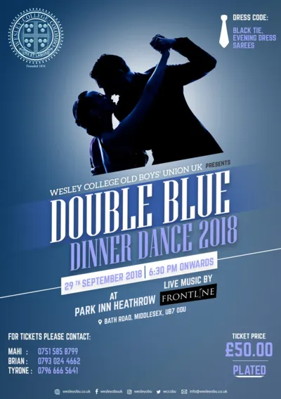 Double Blue Dinner Dance 2018