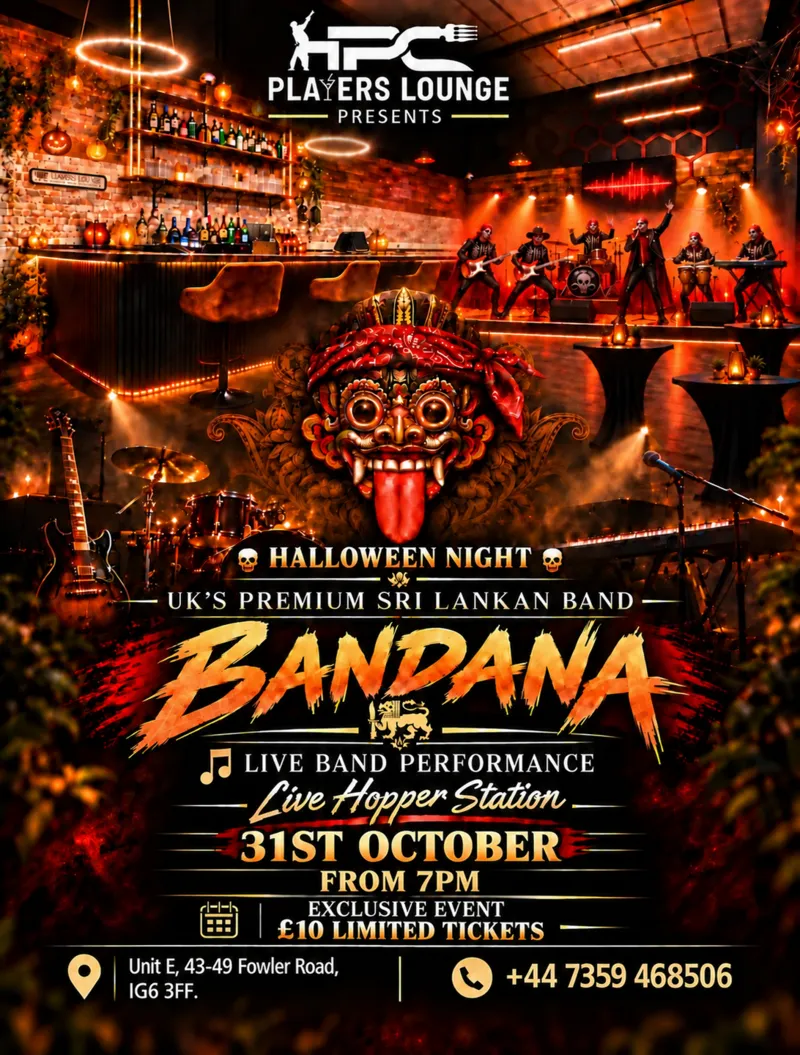 Halloween Night: Bandana Live at HPC Players Lounge