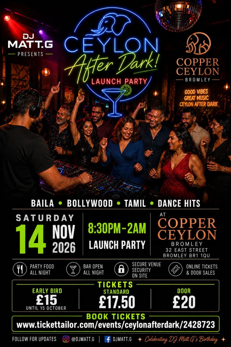 Ceylon After Dark! Launch Party