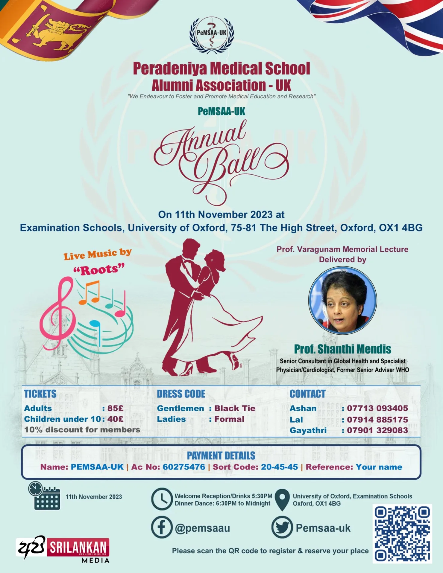 PeMSAA-UK's Annual Ball 2023