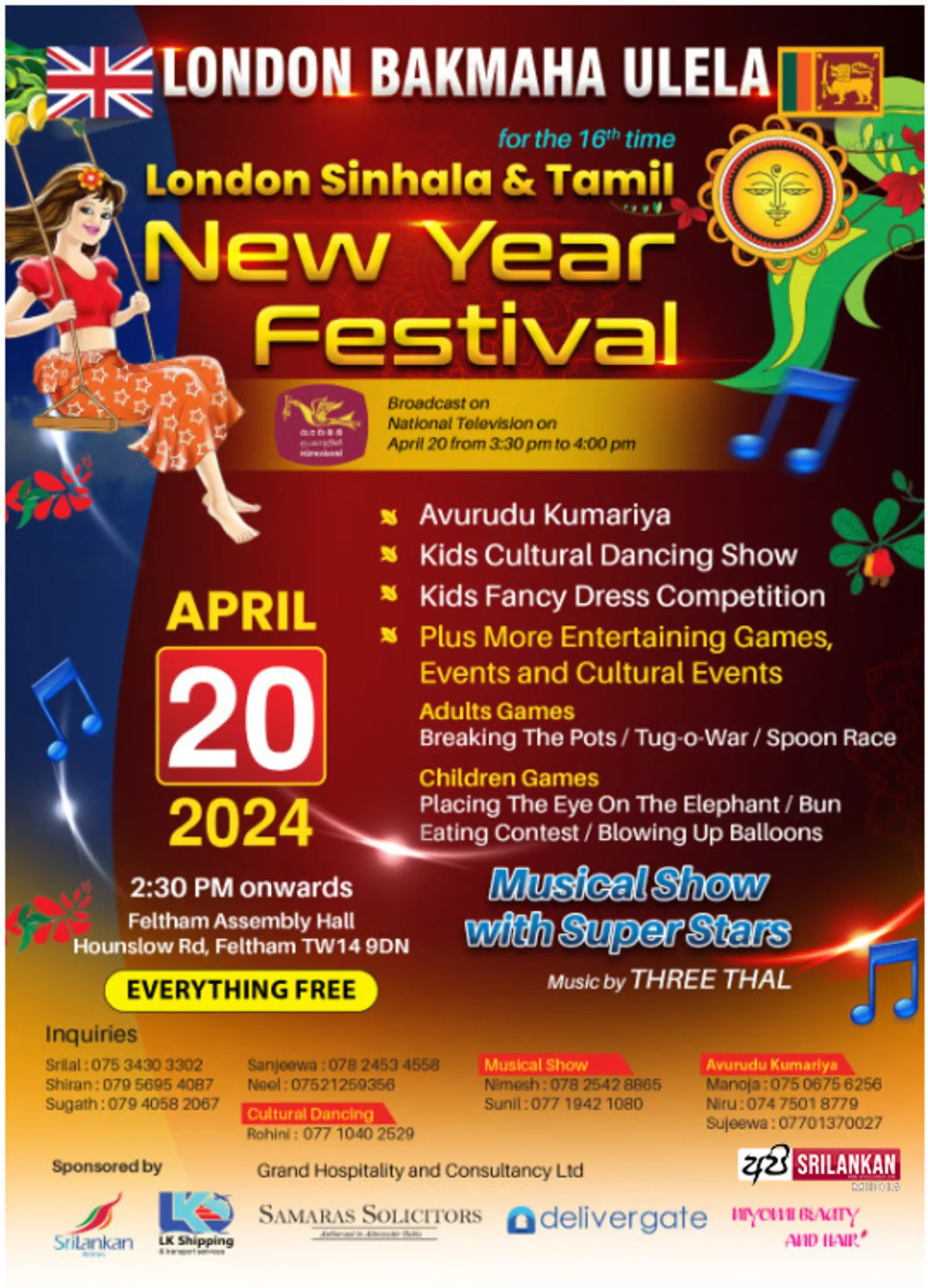 New Year Festival 2024 | Feltham, London