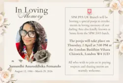 Remembering Anuruddika Fernando “Anu”: Beloved Sportswoman...