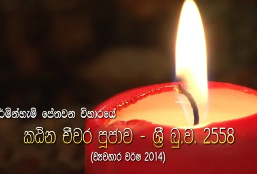 Kathina Celebrations at Jethavana Vihara 2014 [Video]