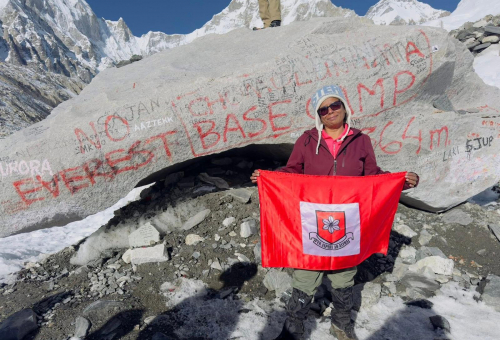 Dr. Rehana Shakir Makes History with Everest Base Camp Trek