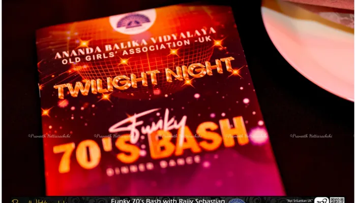 Funky 70's Bash with Rajiv Sebastian - Ananda Balika 2026