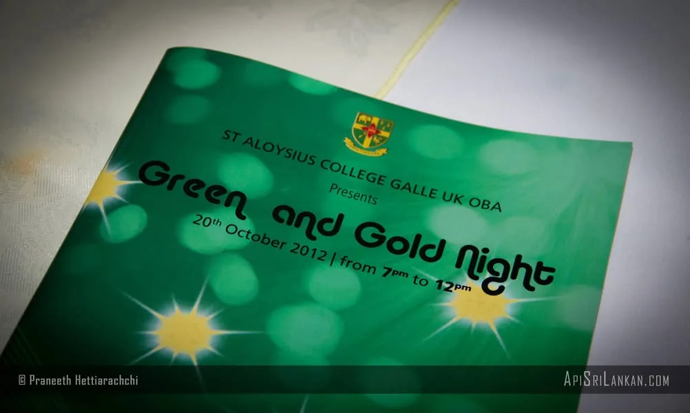 Green & Gold Night 2012