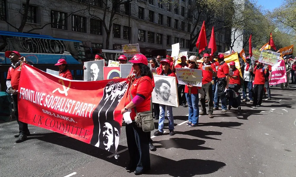 Frontline Socialist Party Joins May Day March