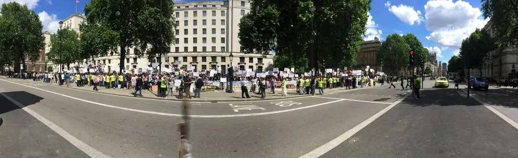 London Protest by Srilankan Muslims - #SayNoToRacism